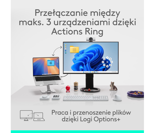 Logitech MX Master 4 Biały - 1365780 - zdjęcie 10